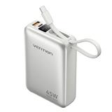 VENTION POWERBANK 20000mAh W/BUILT-IN USB-C 45W BEIGE UNIVERSAL TYPE FHGN0-TY