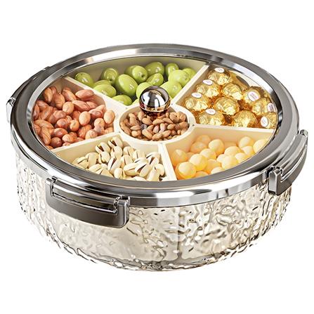 COSSY PLUS SNACK BOX WITH 6 COMPARTMENTS &ndash; SERVING TRAY WITH LID