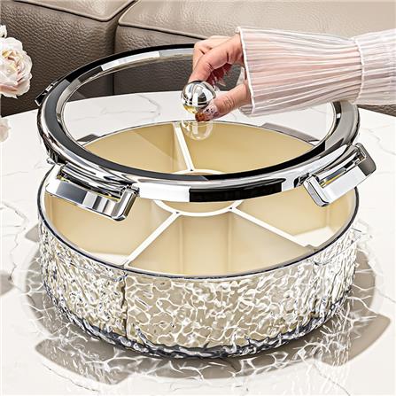 COSSY PLUS SNACK BOX WITH 6 COMPARTMENTS &ndash; SERVING TRAY WITH LID