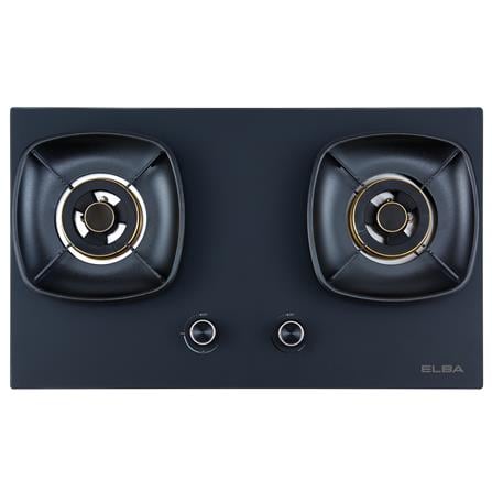 ELBA FLEXIBLE BUILT-IN GAS HOB EGH-S8652G(GR) 2BURNER 6.0KW 76CM BLACK