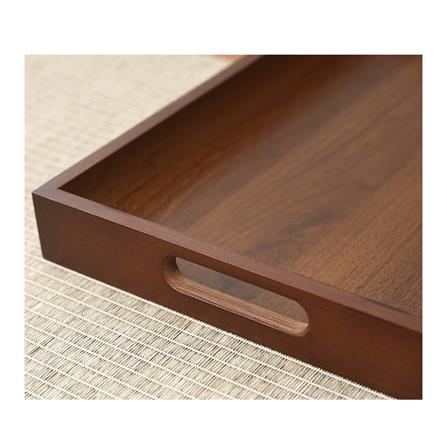 COSSY PLUS DARK BROWN BAMBOO SERVING TRAY 38CM - RECTANGULAR