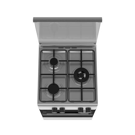 ELECTROLUX FREE STANDING GAS COOKER ECG530W 50CM 3 COOKING ZONES 62LITRES GAS OVEN