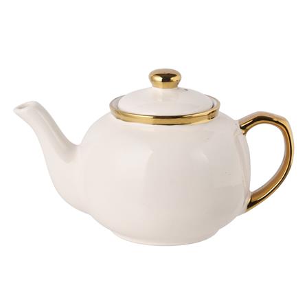 UNIHOM 10PCS TEA SET WITH GOLD RIM