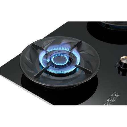 ELBA FLEXIBLE BUILT-IN GAS HOB EGH-S8642G(BK) 2BURNER 6.0KW 76CM BLACK