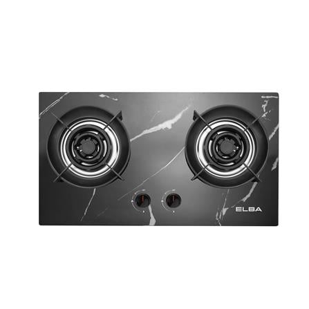 ELBA FLEXIBLE BUILT-IN SINTERED STONE GAS HOB EGH-S8652G(GR) 2BURNER 5.2KW 75CM BLACK