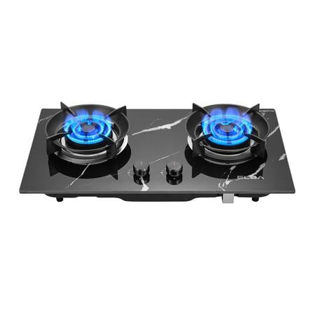 ELBA FLEXIBLE BUILT-IN SINTERED STONE GAS HOB EGH-S8652G(GR) 2BURNER 5.2KW 75CM BLACK