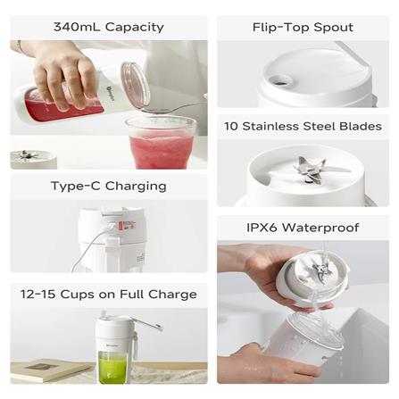 SIMPLUS PORTABLE JUICER ZZJH008WH01 55W 0.4L