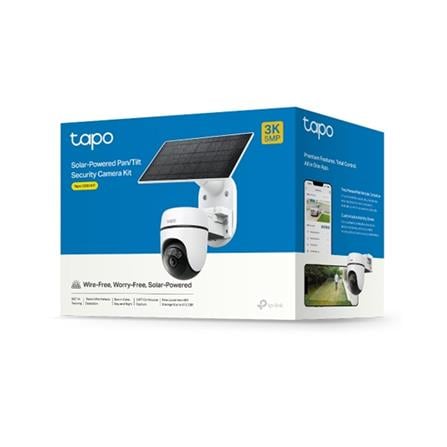 TP-LINK SOLAR POWERED PAN/TILT SECURITY CAMERA KIT C630 WHITE