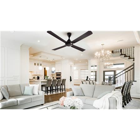 PANASONIC CEILING FAN BAYU F-M14SHVBLH 4-BLADE LIGHT OAK 56-INCH