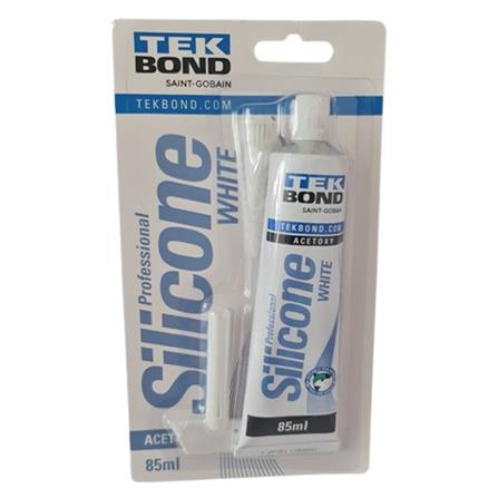TEKBOND ACETOXY PROFESSIONAL SILICONE 85ML &ndash; WHITE