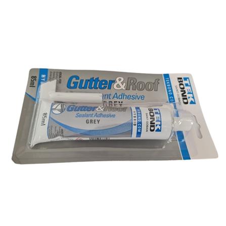 TEKBOND HYBRID GUTTER & ROOF SEALANT ADHESIVE 85ML-GREY