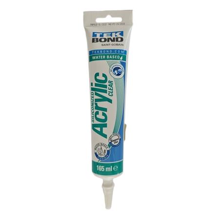 TEKBOND WATER BASED SILICONIZED ACRYLIC 165ML-CLEAR