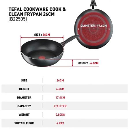 TEFAL GARMENT STEAMER/FRYPAN IXEO QT1510+B22505 BUNDLE 2980W 1L/26CM