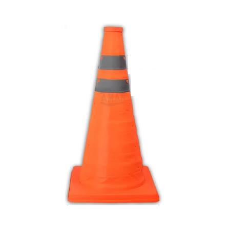 COLEX FOLDABLE SAFETY CONE C/W TAPE 28" (70CM)