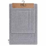 HOME LIVING STYLE TUFTED MAT FIFI 2IN1 50X80CM GRAY