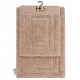 HOME LIVING STYLE TUFTED MAT FIFI 2IN1 50X80CM BROWN