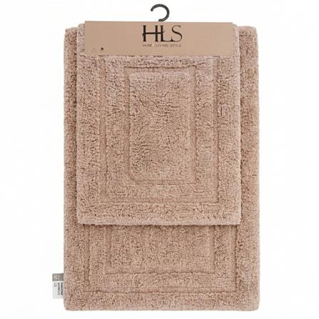 HOME LIVING STYLE TUFTED MAT FIFI 2IN1 50X80CM BROWN