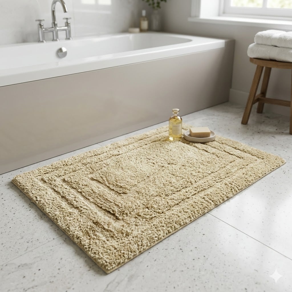 HOME LIVING STYLE TUFTED MAT FIFI 2IN1 50X80CM YELLOW