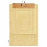 HOME LIVING STYLE TUFTED MAT FIFI 2IN1 50X80CM YELLOW