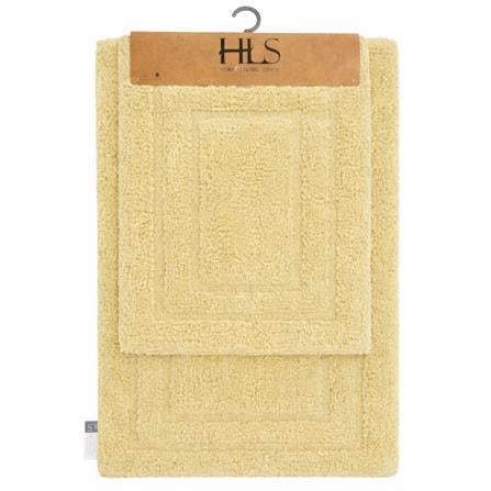 HOME LIVING STYLE TUFTED MAT FIFI 2IN1 50X80CM YELLOW