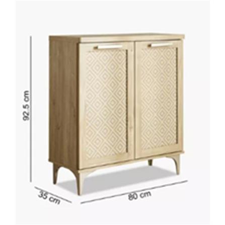 SHOE CABINET EDWD5789 NATURAL OAK