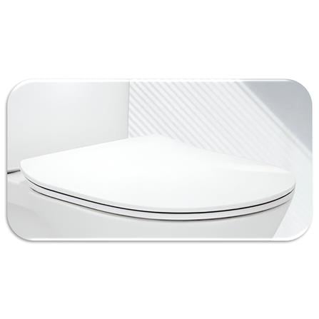 JOHNSON SUISSE SOFT CLOSE TOILET SEAT WBTS800179WW (UF)