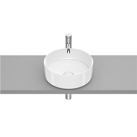 ROCA INSPIRA ROUND FINECERAMIC ABOVE COUNTER WASHBASIN A32752300J WHITE