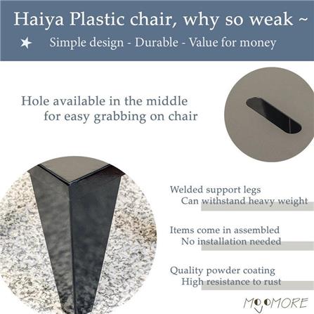 MOJOMORE HEXAGON FLOWER POT STOOL GALAXY WHITE