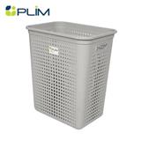 RECTANGULAR LAUNDRY BASKET PLIM BUBBLE SIZE L GREY