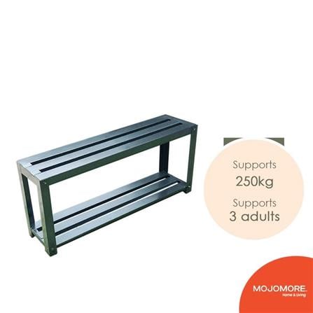 MOJOMORE 3 LAYER GARDEN BENCH GALAXY BLACK 90CM