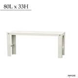 MOJOMORE HEAVY DUTY FLOWER POT RACK GALAXY WHITE 80L X 33H