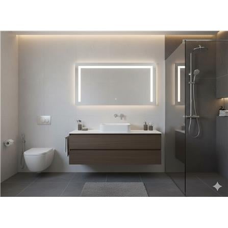 JOHNSON SUISSE VALENCIA SLIM SQUARE WASHBASIN WBVC950142WW WHITE 40CM