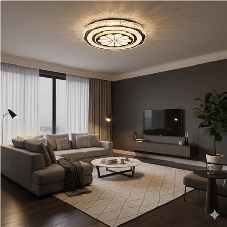 BRIGHT OBJECTIVE CEILING LAMP 17189-500 BROWN WHITE 50CM