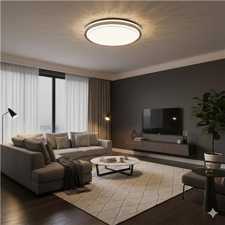 BRIGHT OBJECTIVE CEILING LAMP 17377-500 BROWN WHITE 50CM