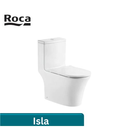 ROCA ISLA RIMLESS VORTEX 1P TOILET A3490V500J S-TRAP 250MM UF SEAT COVER
