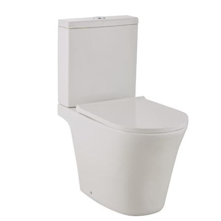 JOHNSON SUISSE VICENZA RIMLESS 2P TOILET WBSC950170WW S-TRAP 250MM