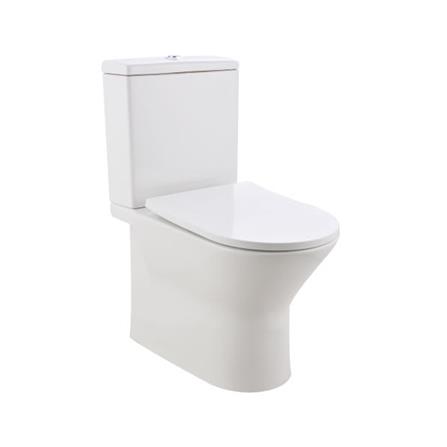 JOHNSON SUISSE TREVISO RIMLESS 2P TOILET WBSC950157WW S-TRAP 250MM