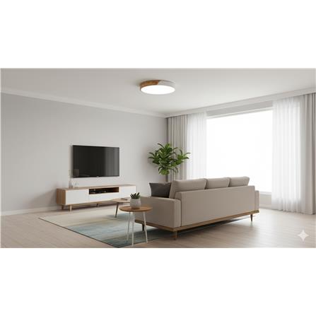 BRIGHT OBJECTIVE CEILING LAMP 16875-400 WH BROWN WHITE 40CM