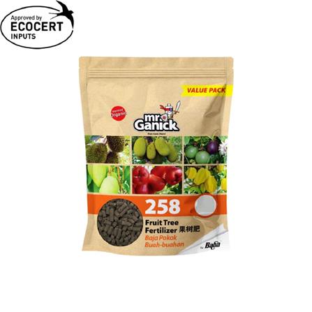 MR GANICK 258 ORGANIC FRUIT FERTILIZER 400G