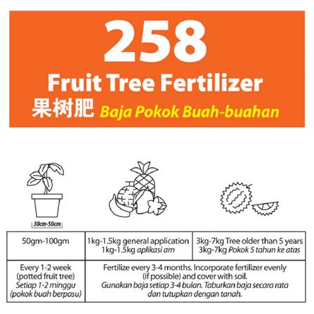 MR GANICK 258 ORGANIC FRUIT FERTILIZER 400G