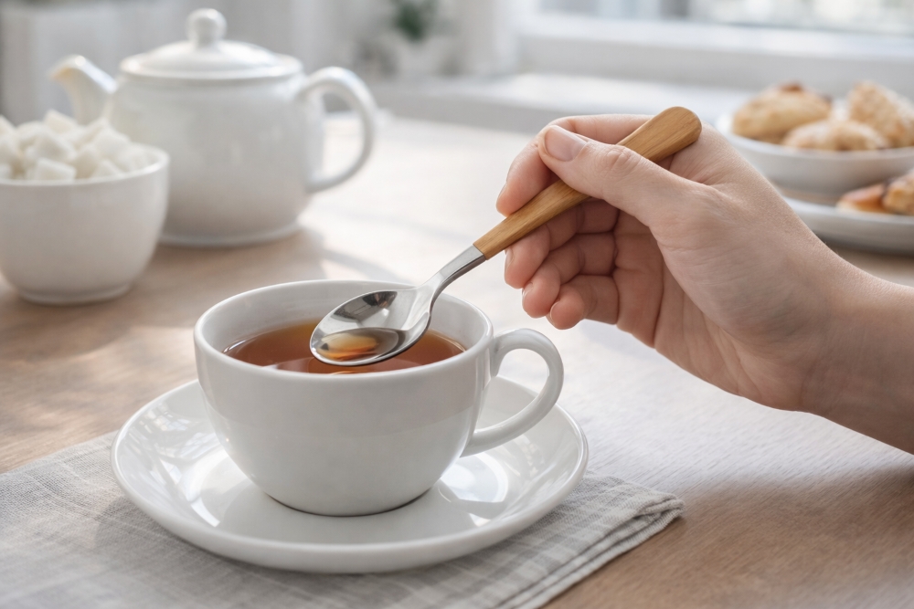 LUXORY 2PCS WOODEN TEA SPOON WD-18-4