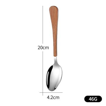 LUXORY 2PCS WOODEN TABLE SPOON WD-18-1