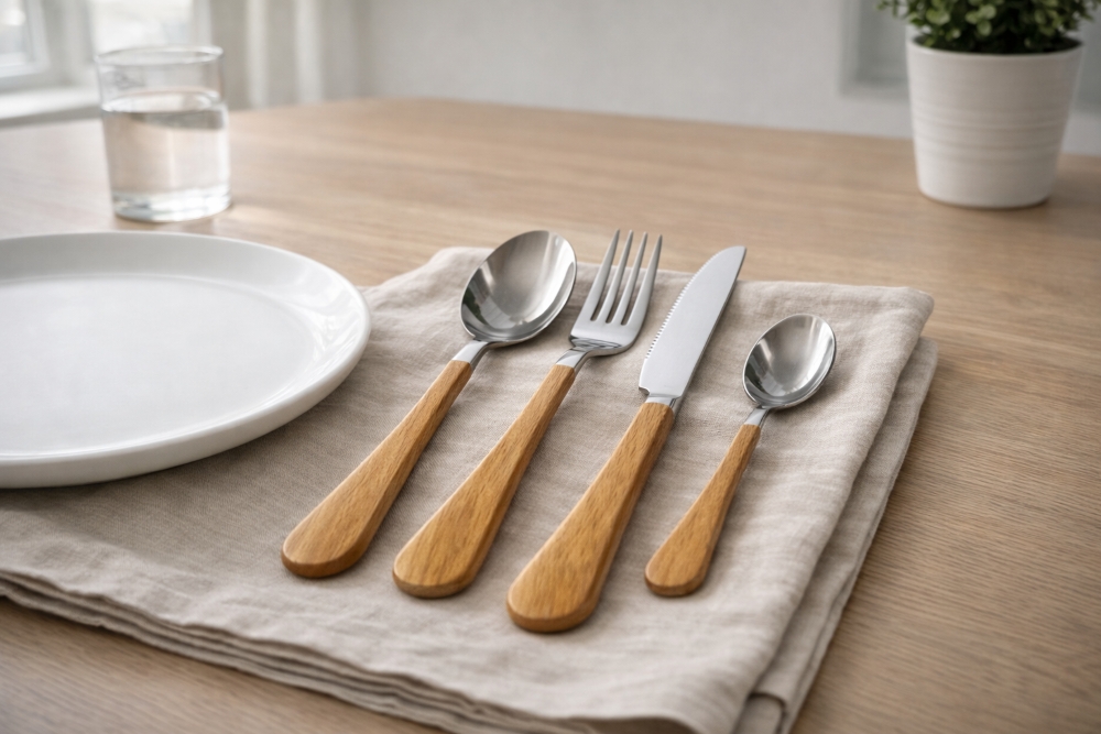 LUXORY 2PCS WOODEN TABLE KNIFE WD-18-3