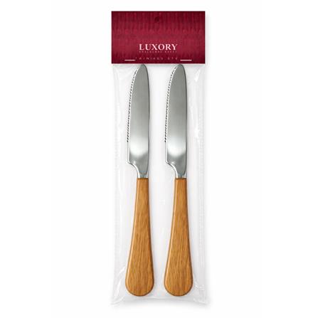 LUXORY 2PCS WOODEN TABLE KNIFE WD-18-3