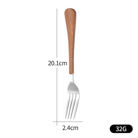 LUXORY 2PCS WOODEN TABLE FORK WD-18-2