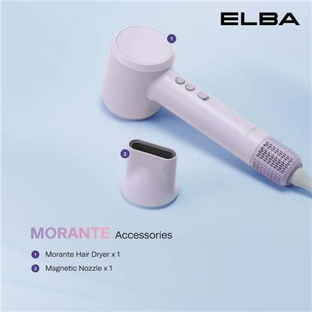 ELBA HAIR DRYER EHD-Q5653DC(PP) 1600W 3SPEED
