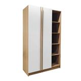 WARDROBE FURDINI 120 CM KEPT NT OAK/WHITE