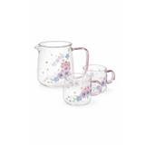 ROYAL 3PC BOROSILICATE DRINK SET (1PC JUG 500ML & 2PCS MUG 125ML)