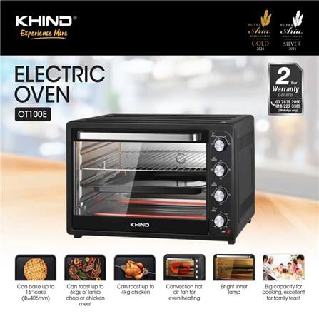 KHIND ELECTRIC OVEN OT100E 2200W 100.0L