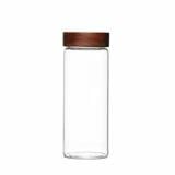 MOJOMORE GLASS JAR WITH WOODEN LID 800ML